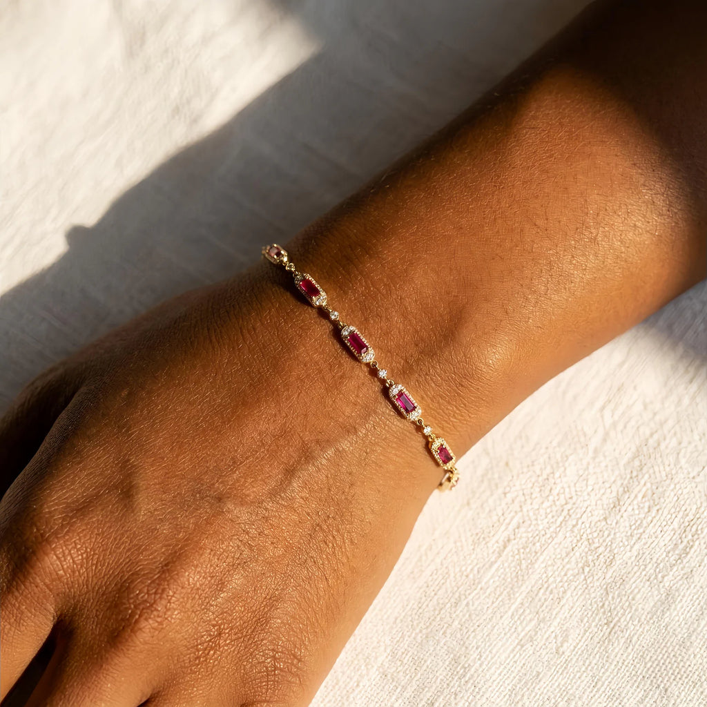 Ruby and Diamond Bracelet